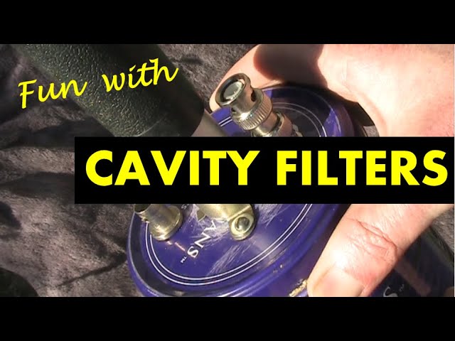 Fun with cavity filters