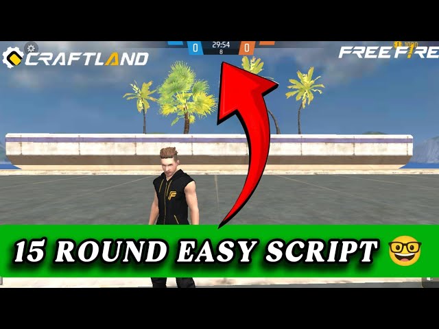 Free Fire main Craftland main 15 Round Script Kaise Banaye 🔥 | Make 15 Round Craftland Map