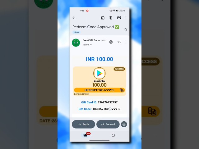 FREE REDEEM CODE | BEST FREE REDEEM CODE APP 2025 | FREE GOOGLE PLAY REDEEM CODE #shorts #redeemcode