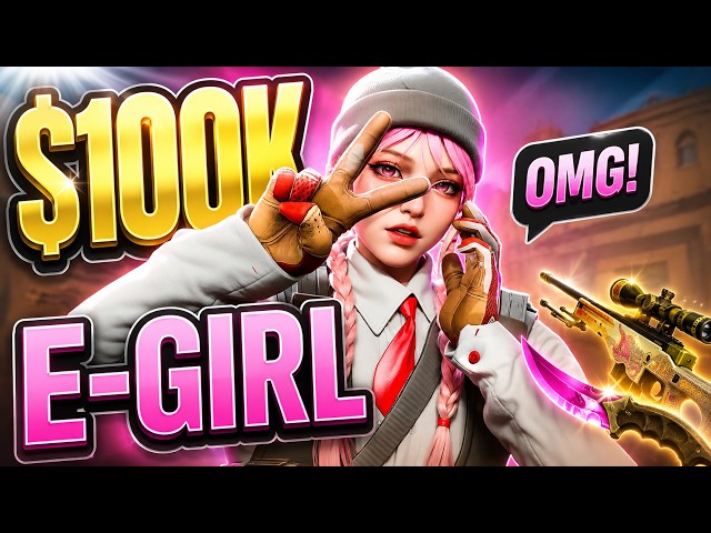 Pretended To Be An E-Girl In CS2 With A $100,000 Inventory