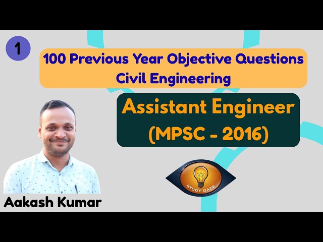 Civil Engineering AE previous year questions with solutions | Manipur PSC AE Civil Engineering paper