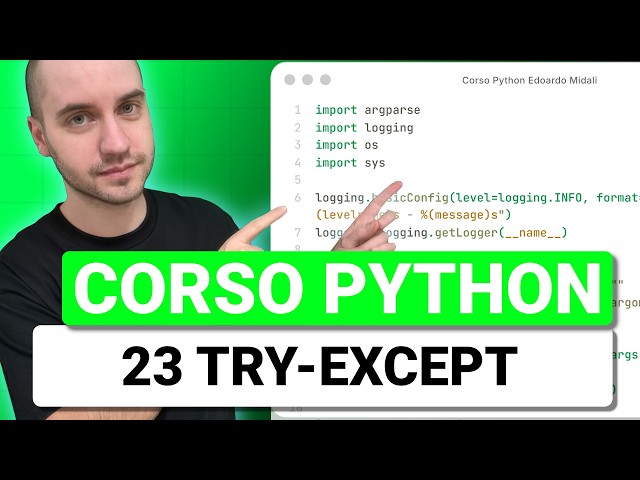 Error Handling with TRY/EXCEPT in Python - Lesson 23