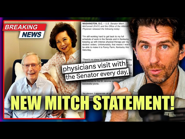 BREAKING MITCH MCCONNELL UPDATE - He's In Rehab, New Pic & HIS Doctor SPEAKS!