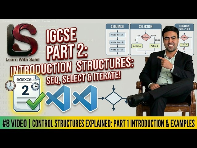 python |Introduction to Control Structures | Sequence, Selection & Iteration Explained