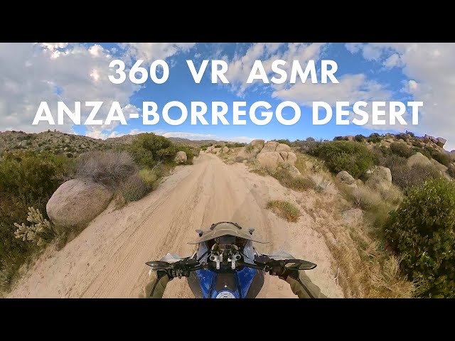 360° POV  Anza-Borrego Desert Adventure Motorcycle Ride (No Talking) in the- Ride a BMW R1250-GSA