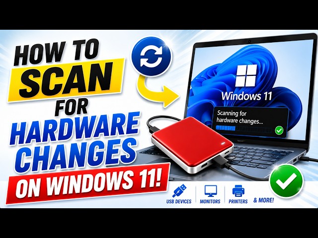 How to Scan for Hardware Changes on Windows 11