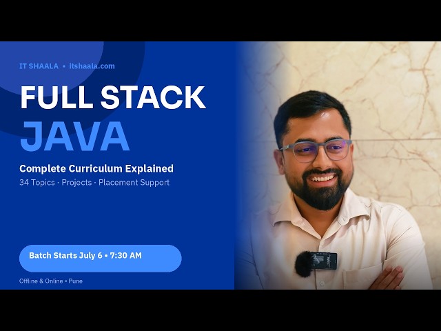 Full Stack Java Course — Complete Curriculum Breakdown  | IT Shaala