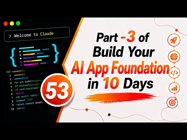 Day 53/60: Build Your AI App Foundation with Claude AI | Claude AI Coding Challenge