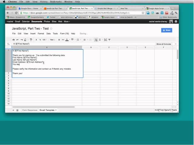 Javascript for Teachers webinar part 2