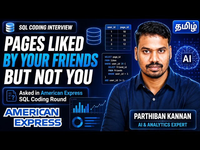 American Express Data Analyst SQL Interview Question | Friends Liked Pages but Not You – SQL