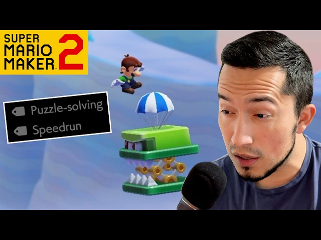 This level is a PUZZLE and a SPEEDRUN?! | Super Mario Maker 2