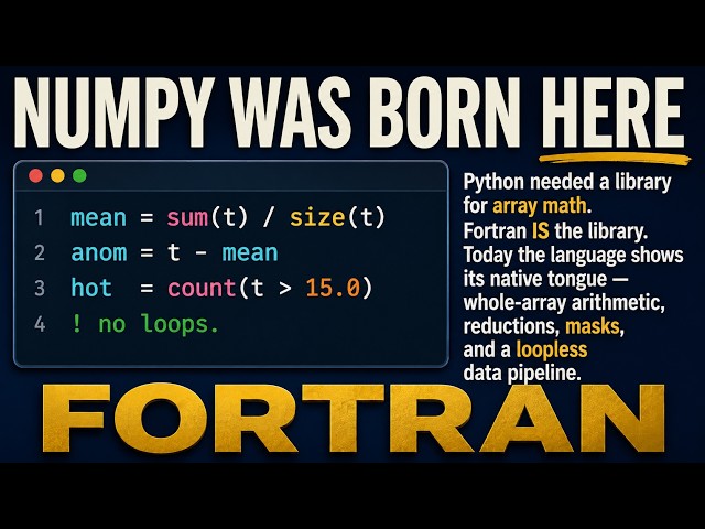Ep 7: Where NumPy Came From | Arrays and Whole-Array Operations