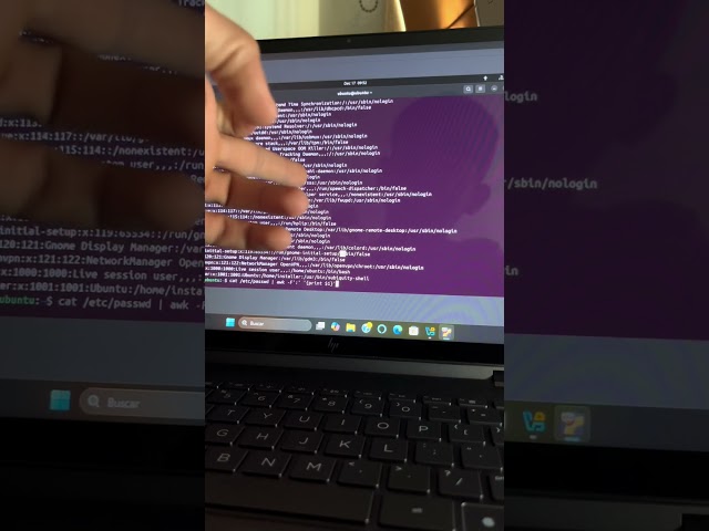 Comando awk en ubuntu