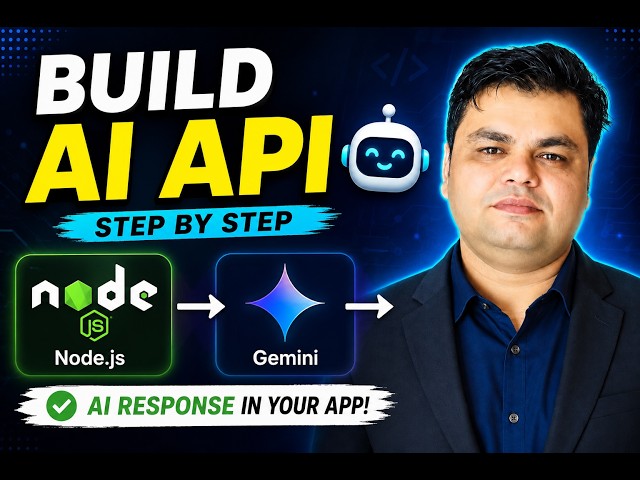 Part-1 || Node.js + Express + Gemini AI | Build Your First AI API Step by Step #ai #backend #nodejs