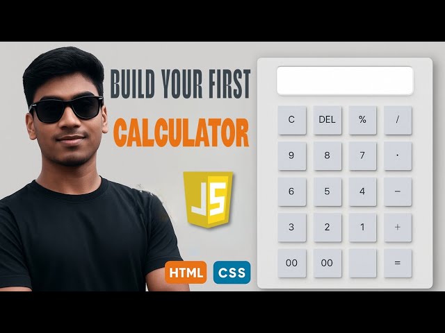 How to make a calculator using html, css and javascript | #html #css #javascript | @CodeWithHarry 