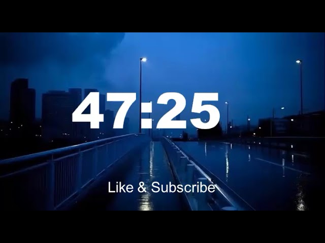58 minutes timer | Silent and calm timer