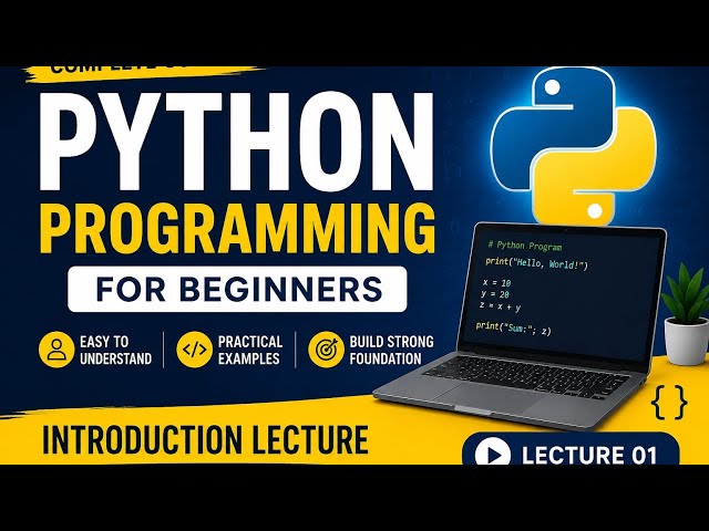 Python Programming Full Course | Introduction & Course Overview