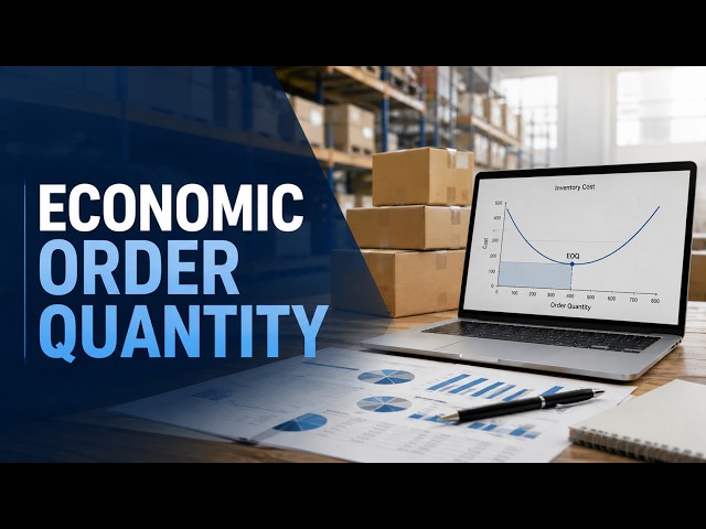 Economic Order Quantity EOQ PowerPoint Presentation  Inventory Management & Cost Optimization