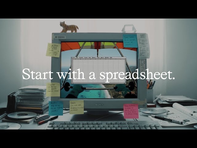 Start with a Spreadsheet at Glide