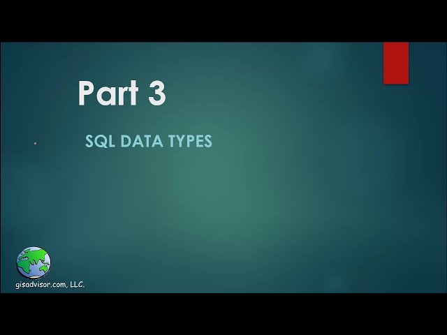 09 Numeric data types - Spatial SQL with Postgres/PostGIS (Learning the FOSS4G Stack)