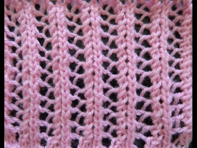 Knit Pattern *  EASY LACE *
