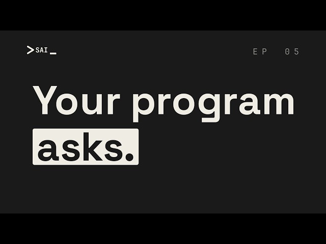 Python input() for AI | Your Program Asks a Question