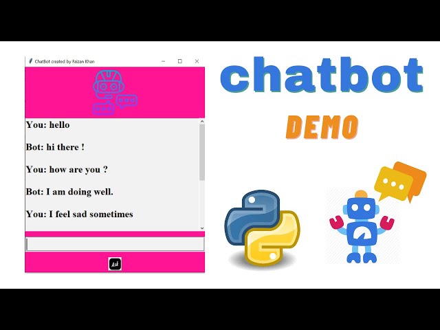 Talking Chat Bot | Python GUI Project | Demo