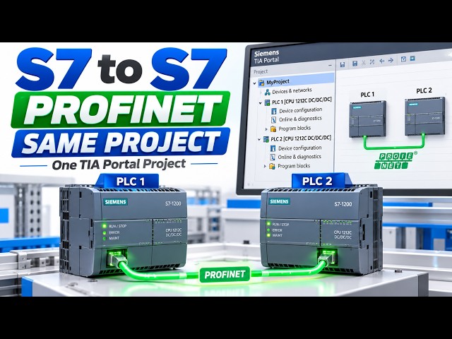 S7 To S7 Profinet Same Tree ( Same Project)