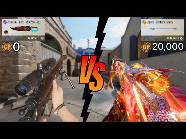 Cheap vs Expensive Sniper Main Combo in CODM 