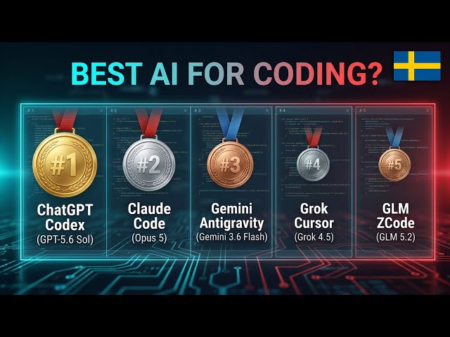 Which AI is Best for Coding? (Sweden 🇸🇪) [2026]