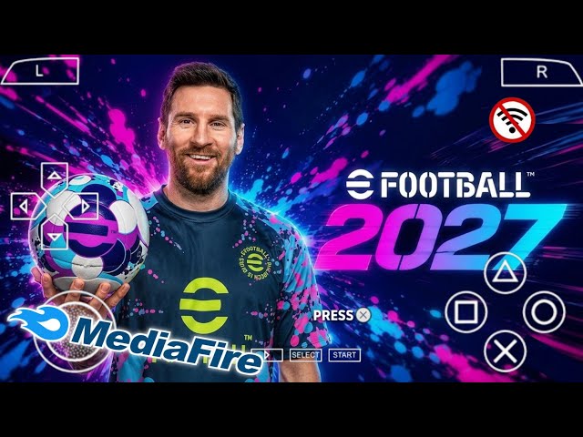eFootball PES 2027 PPSSPP DOWNLOAD ORIGINAL ISO PES 27 PSP Full Update New Transfers & Kits 27 HD