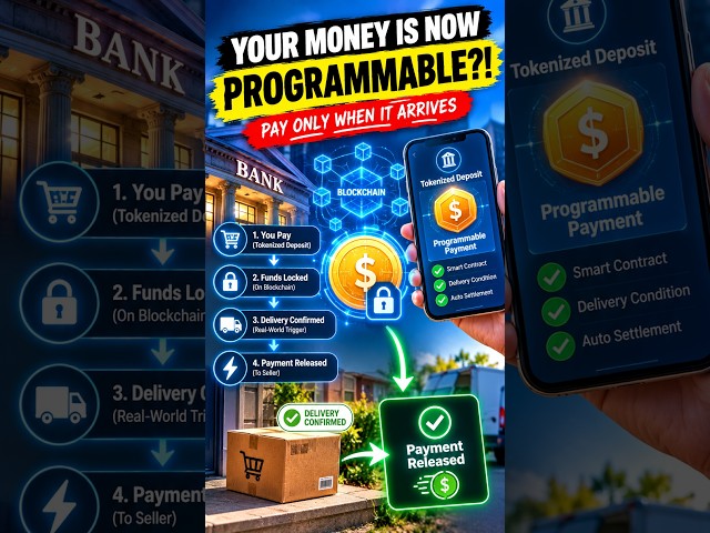 Your Money Could Soon Be Programmable — Tokenized Deposits Explained 💰⛓️