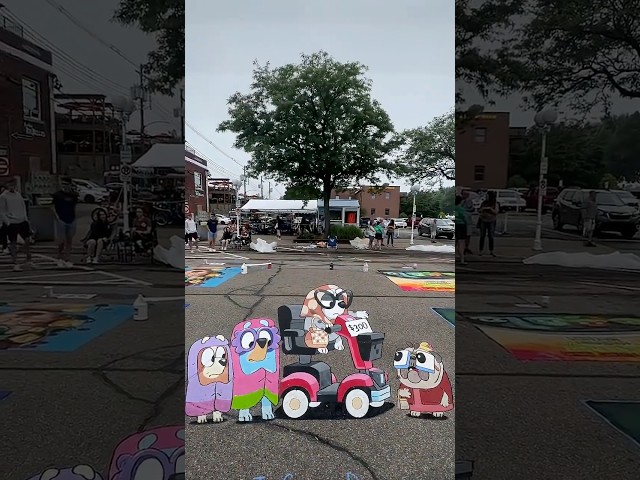 Grouchy Granny in Chalk! 💜 👵 | Muffin - Official Channel