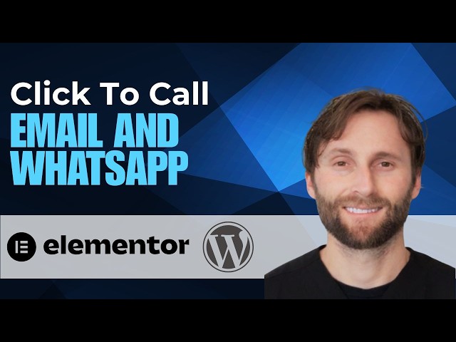 How to Make Click to Call, Email, WhatsApp in Elementor WordPress [2026 Guide]