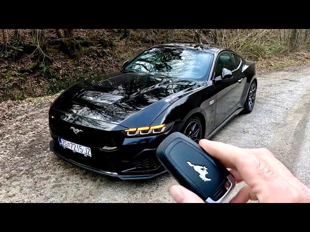 FORD MUSTANG 2024/2025 (European model) - POV test drive (COUNTRY ROADS & HIGHWAY) V8