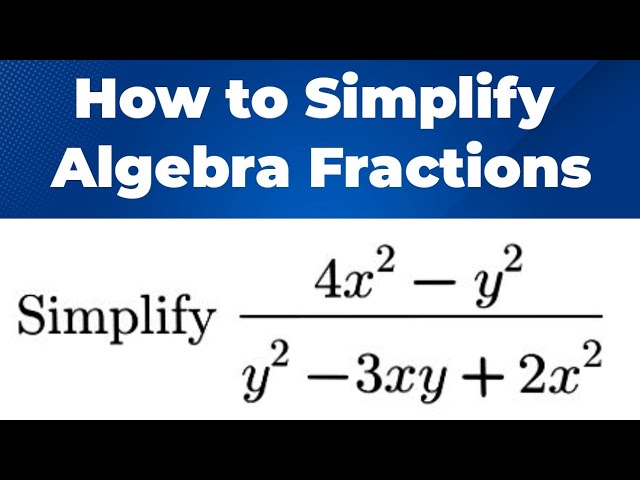 Nice Algebra Fraction | Can You Simplify this Expression?