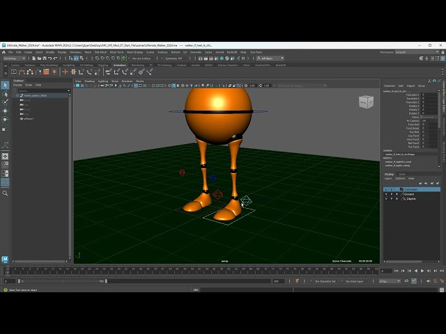 ANI 245 Ultimate Walker Creating Quick Select Set