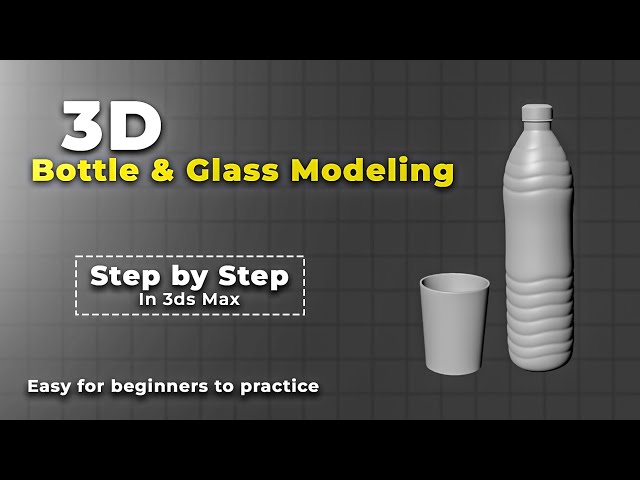 Glass & Bottle Product Modeling in 3ds Max | Beginner Tutorial