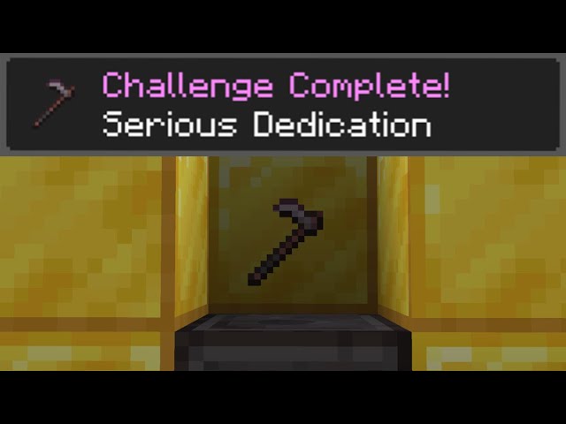Netherite Hoe in 12 seconds! | Serious Dedication TAS glitchless