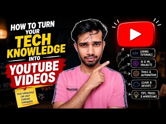 Turn Your Tech Knowledge Into YouTube Videos