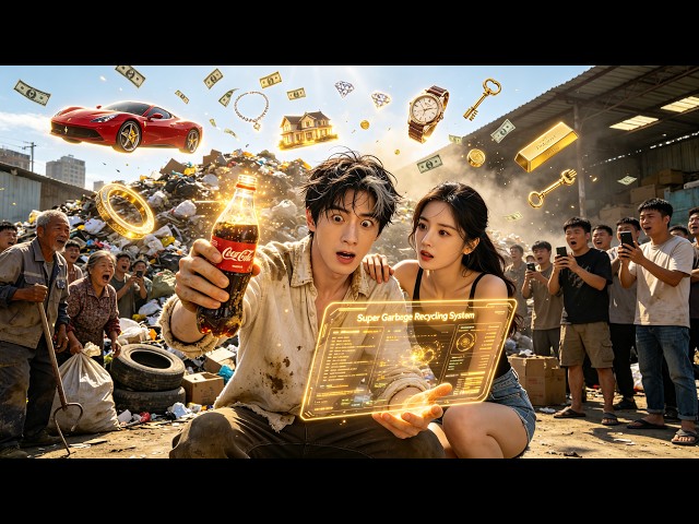 A bottle, a broken car, a doll—and he became a billionaire with a hot assistant.#drama #system