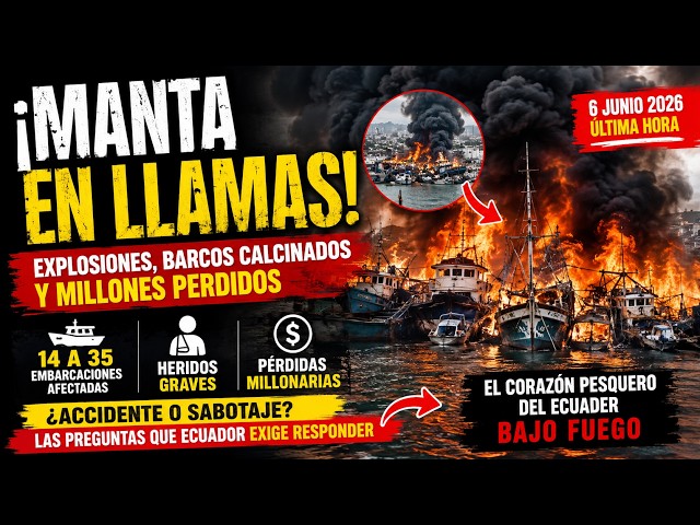 ¡MANTA EN LLAMAS! EXPLOSIONES, BARCOS CALCINADOS Y MILLONES PERDIDOS
