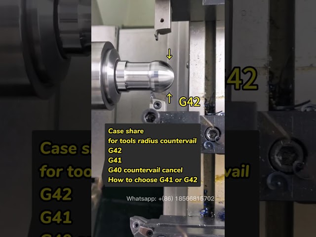 Case share for tools radius countervail by G41& G42 | CNC SMARTLATHE