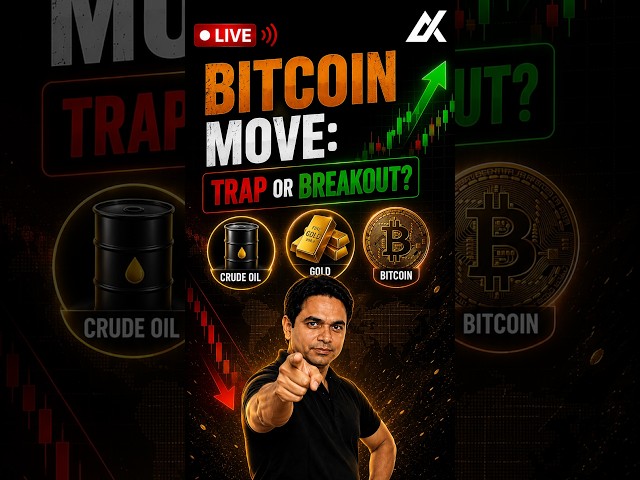 🔴 LIVE Bitcoin Move: Trap or Breakout? | Market Live Analysis | #techhelpinhindi #livefeed