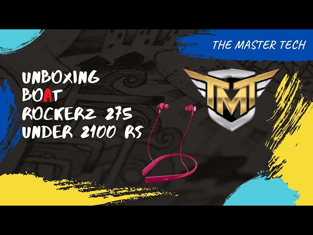 Unboxing #BOATROCKERZ275 Under 2100 Rs...