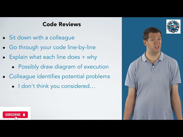 Lecture 23: Ensuring Code Excellence: The Role of Code Reviews in Software Development| Algorithm
