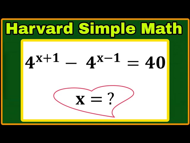 Harvard University Simple Algebra Olympiad Maths| Olympiad Math Challenge| Can you solve this? 