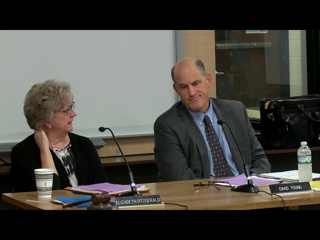South Burlington School Board Meeting: September 4, 2019