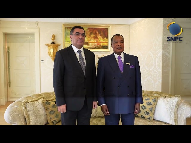 Rencontre des étudiants boursiers SNPC avec Son Excellence Monsieur Denis SASSOU-NGUESSO à Bakou