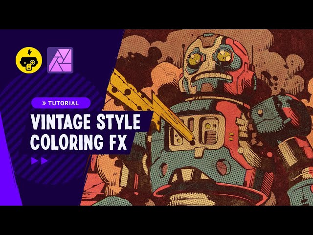 Transform Your Flat Colors into Vintage Comic Art in Affinity Photo!